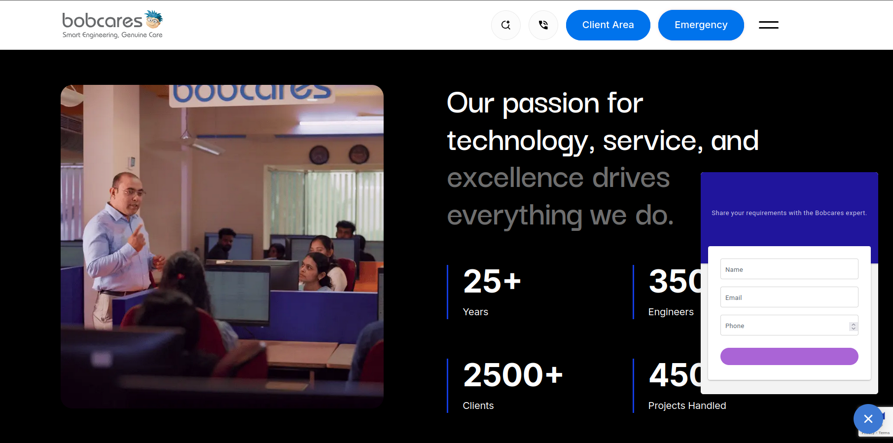 Business Portal Hover